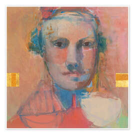 Wandbild Becoming (Young Rembrandt) - Elena Zolotnitsky