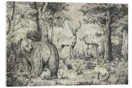 Acrylglasbild Der lebende Wald - Mike Koubou