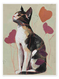 Wandbild Kontur eines Gefühls - DejaReve