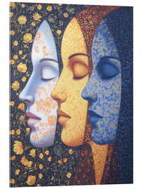 Acrylglasbild Die drei Musen