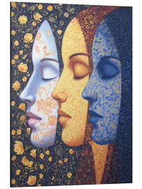 Alubild Die drei Musen