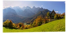Acrylglasbild Bergpanorama Slowenien - Achim Thomae