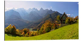 Alubild Bergpanorama Slowenien - Achim Thomae