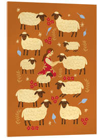 Acrylglasbild Schäfchen zählen - Patruschka