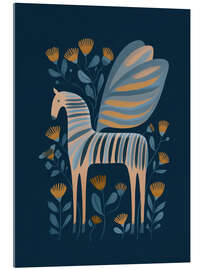 Acrylglasbild Nachtblütenpferd - Branka Kodžoman