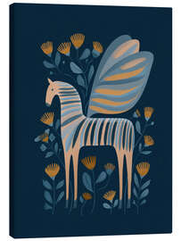 Leinwandbild Nachtblütenpferd - Branka Kodžoman