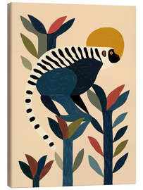 Leinwandbild Sonnenaufgangslemur