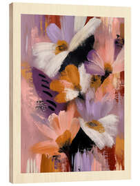 Holzbild Sanfte Blüte - Branka Kodžoman