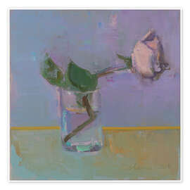 Wandbild A Rose - Elena Zolotnitsky