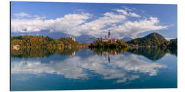 Alubild Herbst am Bleder See Slowenien - Achim Thomae