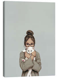 Leinwandbild Schnurrtherapie - DejaReve