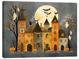 Leinwandbild Kleine Halloween-Stadt - Tori Taika
