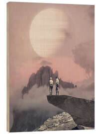 Holzbild Maybe tomorrow is better - Frank Moth