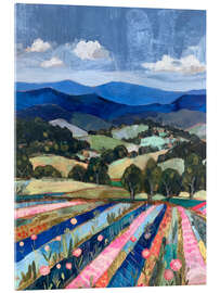 Acrylglasbild Buntes Feld