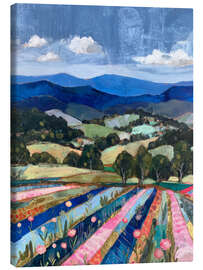 Leinwandbild Buntes Feld