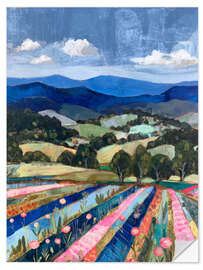 Wandsticker Buntes Feld