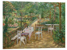 Acrylglasbild Summer in the Garden - Theodor von Hörmann