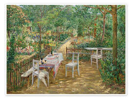 Poster Summer in the Garden - Theodor von Hörmann