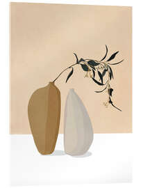 Acrylglasbild Paar Vasen - Branka Kodžoman