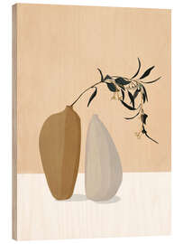 Holzbild Paar Vasen - Branka Kodžoman