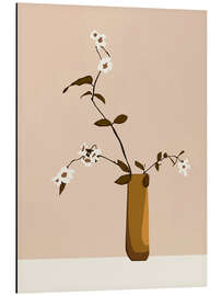 Alubild Blumen in der Vase