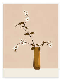 Poster Blumen in der Vase