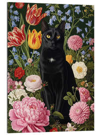 Gallery Print Blumenkatze