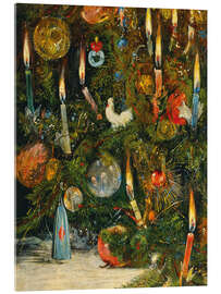 Acrylglasbild Weihnachtsbaum mit Lichtern - Rudolf Willmann
