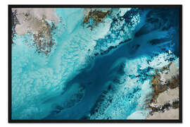 Gerahmter Kunstdruck Salzwasserpassage