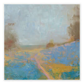 Wandbild Mustard Field - Elena Zolotnitsky