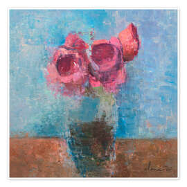 Wandbild Beyond Blue - Elena Zolotnitsky