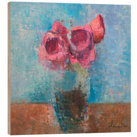 Holzbild Beyond Blue - Elena Zolotnitsky