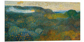 Hartschaumbild Orangenhain an der Französischen Riviera - Broncia Koller Pinell