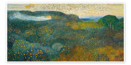 Poster Orangenhain an der Französischen Riviera - Broncia Koller Pinell