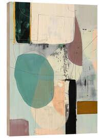 Holzbild Küstengeometrie II - Branka Kodžoman