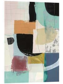 Acrylglasbild Küstengeometrie I