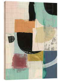 Holzbild Küstengeometrie I - Branka Kodžoman