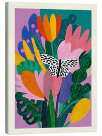 Leinwandbild Schmetterlingsgarten