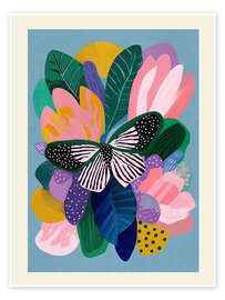 Poster Schmetterlingsblüte