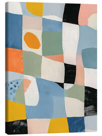 Leinwandbild Farbgeometrie II