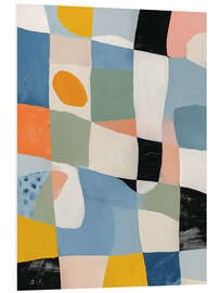 Hartschaumbild Farbgeometrie II