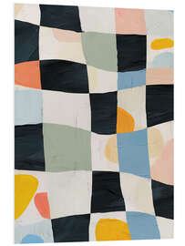 Hartschaumbild 18 Farbgeometrie I