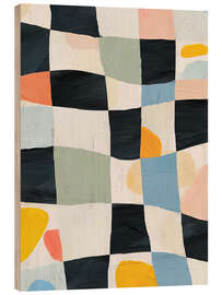 Holzbild 18 Farbgeometrie I
