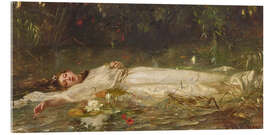 Acrylglasbild Ophelia - Friedrich Heyser