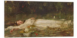 Hartschaumbild Ophelia