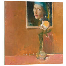 Holzbild Rose of Delft - Elena Zolotnitsky