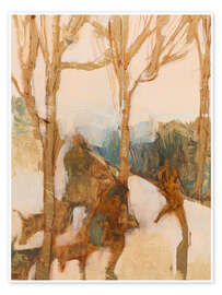 Wandbild Hunters - Elena Zolotnitsky