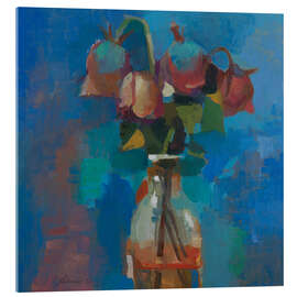 Acrylglasbild Blue Valentines - Elena Zolotnitsky