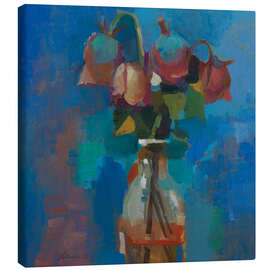 Leinwandbild Blue Valentines - Elena Zolotnitsky