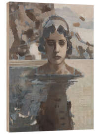 Holzbild Breathless - Elena Zolotnitsky